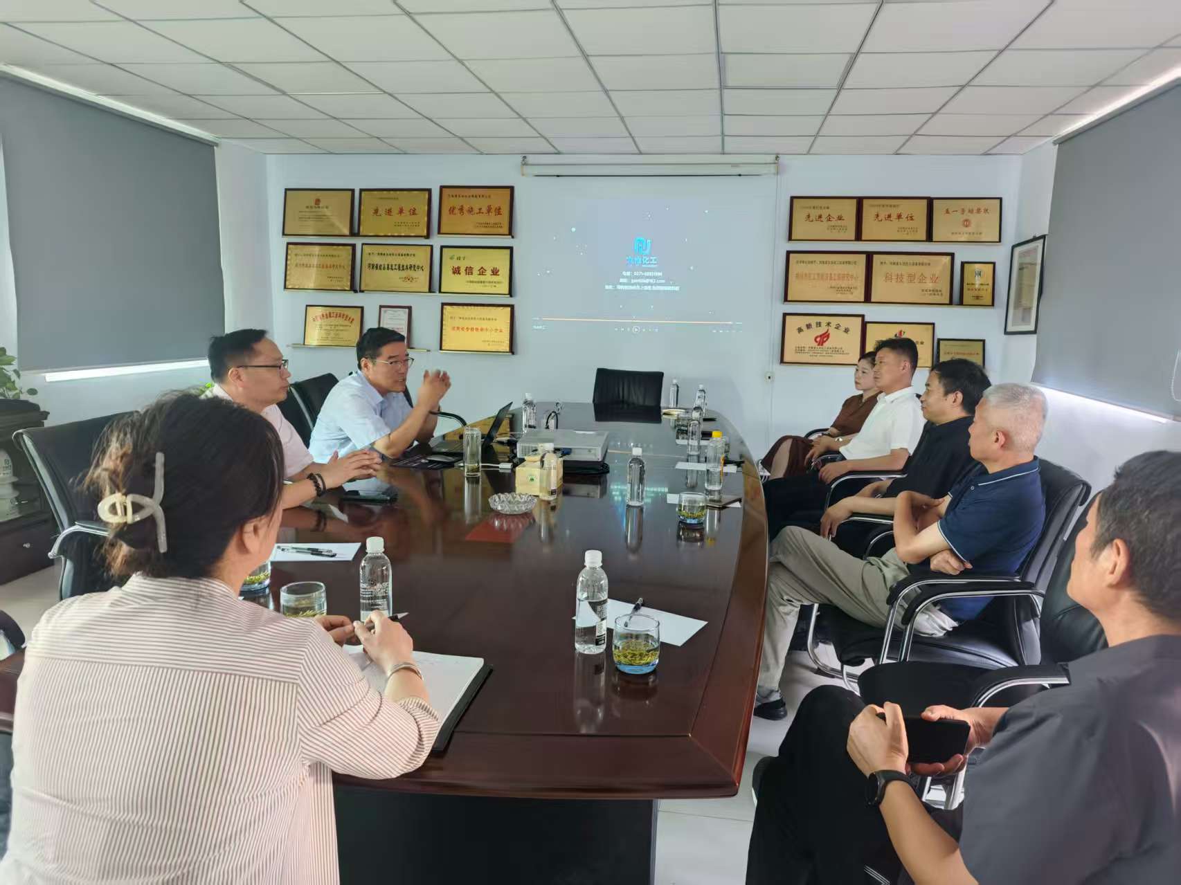 市政协领导调研九冶化工：聚焦绿色制造，共谋高质量发展新路径